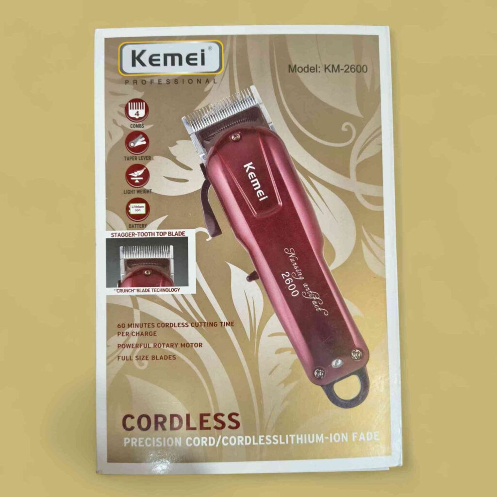 Kemei KM2600 Professional Cordless Clipper