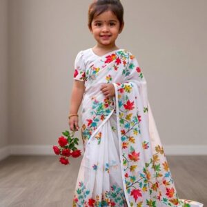 চান্দেরি সিল্ক রেডি শাড়ী